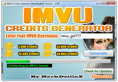 imvu generator online no verification